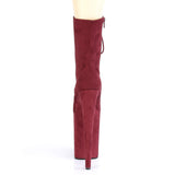 INFINITY-1020FS - Burgundy Faux Suede/Burgundy Faux Suede