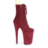 INFINITY-1020FS - Burgundy Faux Suede/Burgundy Faux Suede
