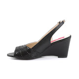 KIMBERLY-01SP - Blk Faux Leather