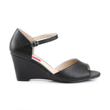 KIMBERLY-05 - Blk Faux Leather