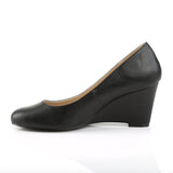 KIMBERLY-08 - Blk Faux Leather