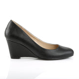 KIMBERLY-08 - Blk Faux Leather