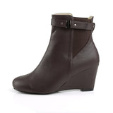 KIMBERLY-102 - Brown Faux Leather