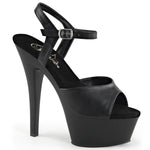 KISS-209 - Blk Faux Leather/Blk Matte