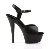 KISS-209 - Blk Faux Leather/Blk Matte