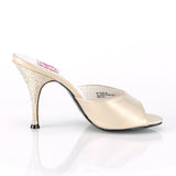 MONROE-05 - Champagne Faux Leather