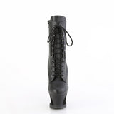 MOON-1020SK - Blk Faux Leather/Blk-Pewter
