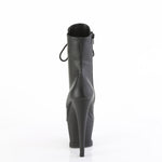 MOON-1020SK - Blk Faux Leather/Blk-Pewter