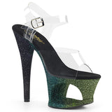 MOON-708OMBRE - Clr/Emerald-Blk Ombre