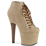 RADIANT-1005 - Beige Faux Suede/Beige Faux Suede