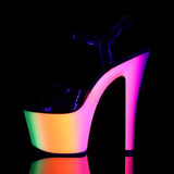 RAINBOW-309UV - Blk Pat/Neon Multi