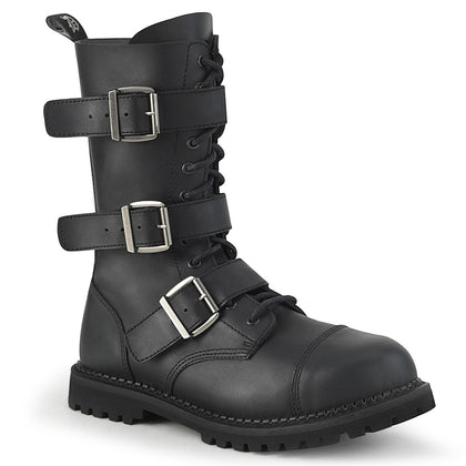 RIOT-12BK - Blk Vegan Leather