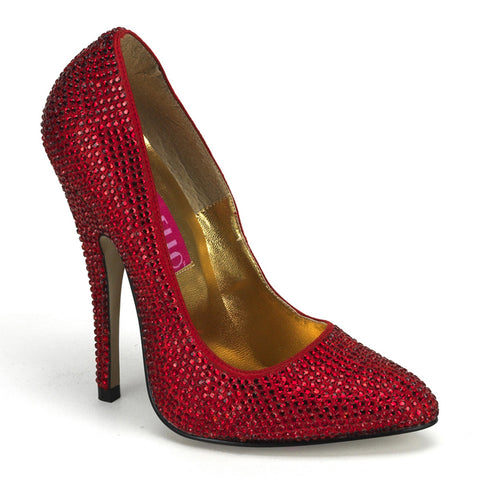 SCANDAL-620R - Red Rhinestones