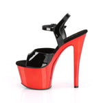 SKY-309 - Blk Pat/Red Chrome