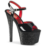 SKY-309 - Blk Pat/Blk Glitter