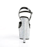 SKY-309LG - Blk Pat/Slv Multi Glitter