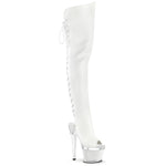 SPECTATOR-3030 - Wht Faux Leather/Clr-Wht Matte