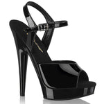 SULTRY-609 - Blk Pat/Blk