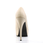 TEEZE-06W (NLA) - Cream Faux Leather size 16