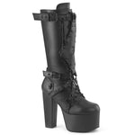 TORMENT-218 - Blk Vegan Leather