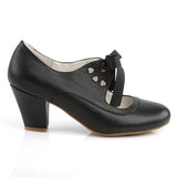 WIGGLE-32 - Blk Faux Leather